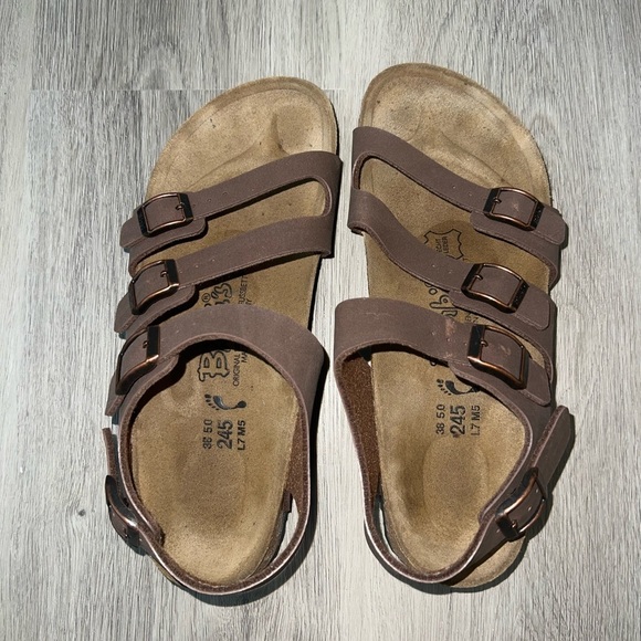 birkenstock birkis mocha color sandals - Picture 3 of 15
